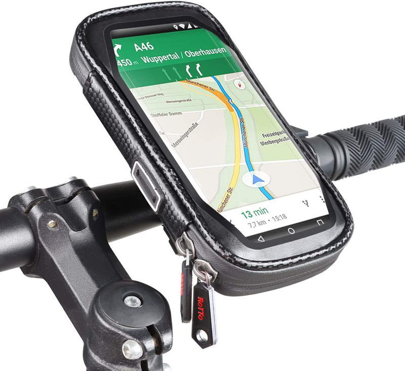 Cell Phone Holder Handlebar Bag Anti-shake Waterproof