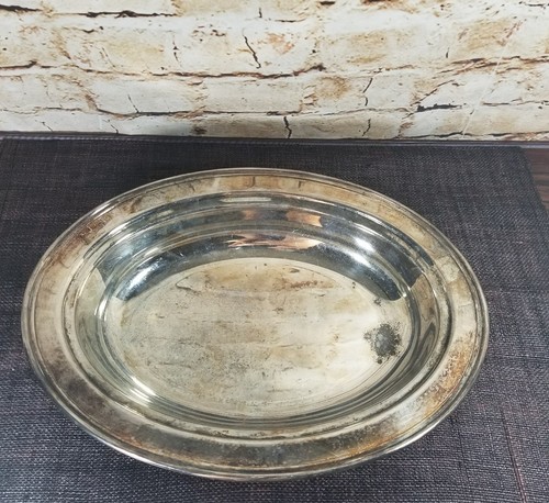 W.M Rogers Oval Silverplate Serving Dish Bowl 11.5