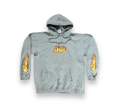 ☆YESEYESEE☆ YES Cracked Flame Logo Sweatshirt Smoky Blue Y.E.S Cracked Flame Logo Sweatshirt Smoky Blue - 감도 깊은