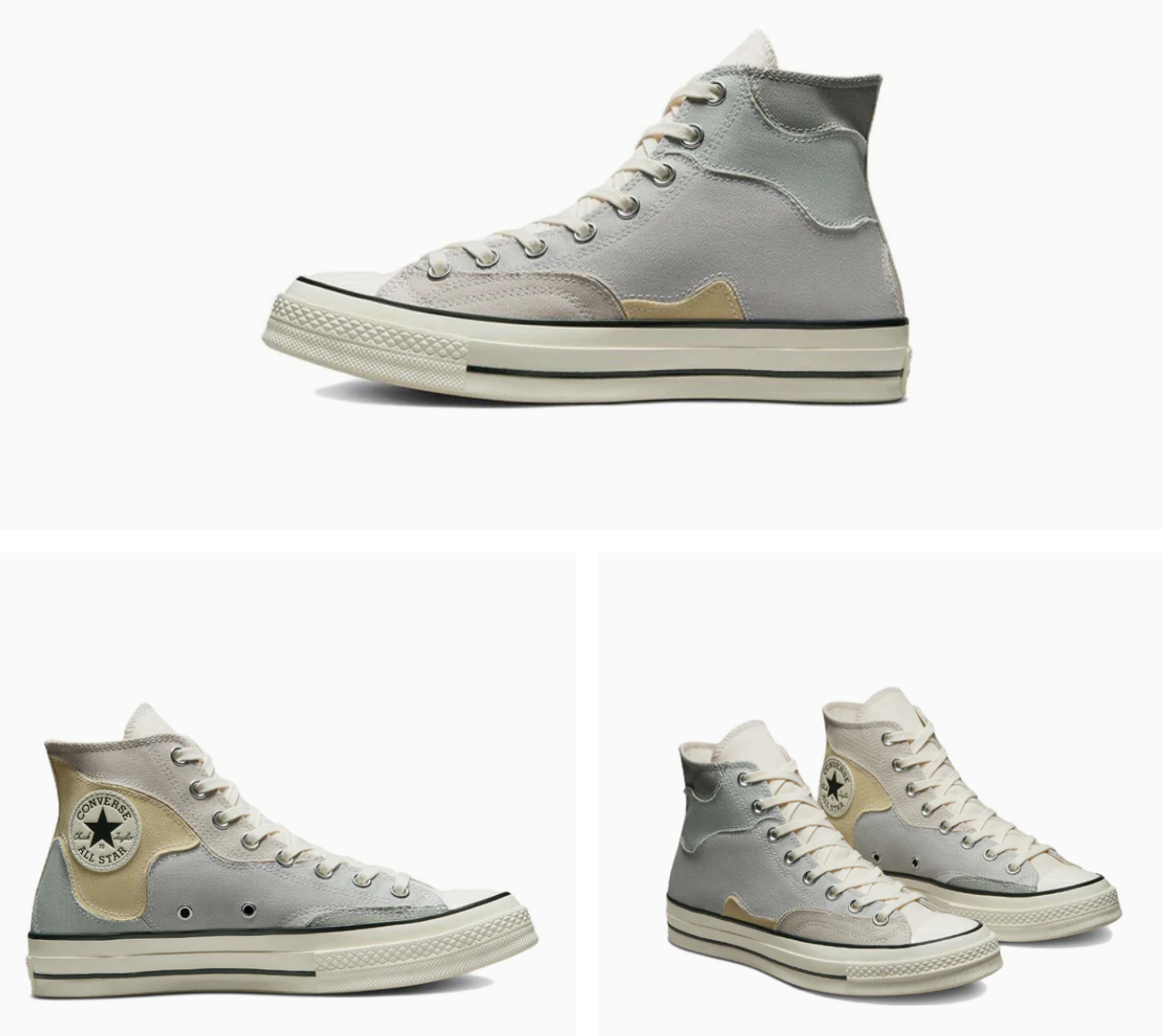 Pre-owned Converse Men's  Chuck 70 High Crafted Patchwork Desert Boots Shoes A03293c