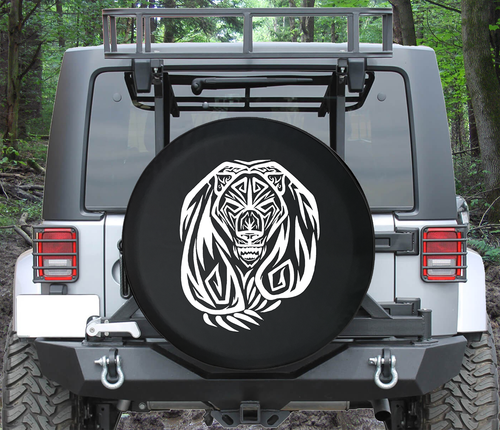Spare Tire Cover HTiger Bear Tribal Wildlife Big Cat Auto Accessories