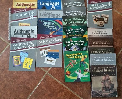 Abeka 4th grade curriculum bundle