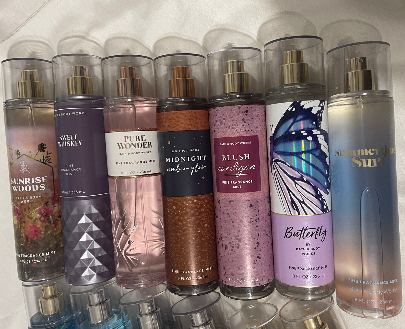 BATH AND BODY WORKS FINE FRAGRANCE MIST SPRAY 8 oz ea ( You