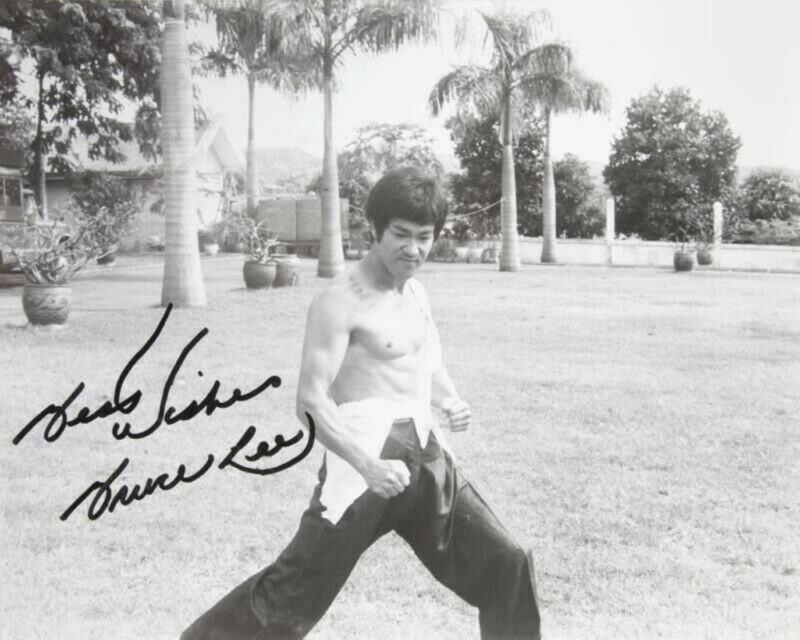 Bruce Lee 8x10 autograph photo Reprint FREE SHIPPING!