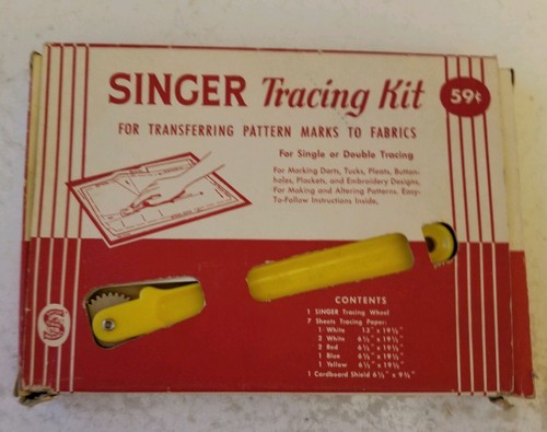 Vintage Singer Tracing Kit Original Box