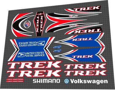 trek bicycle decals
