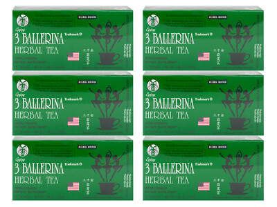 3 Ballerina Dieters Tea, Extra Strength, Orig. Flavor, 18 bags  (6 BOXES) 12/26