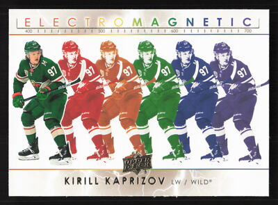 2021-22 Upper Deck #EM-24 Kirill Kaprizov Electro Magnetic Card TCCCX