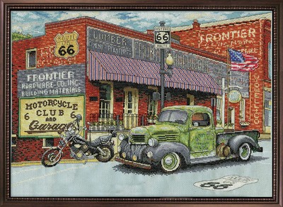 Design Works Crafts Cross Stitch Kit, Frontier Hardware (14 Count)