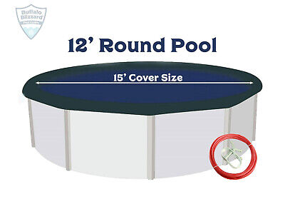Buffalo Blizzard Deluxe Above Ground Swimming Pool Winter Cover (Choose Size)
