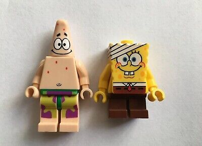 LEGO 3832 Minifig LOT Patrick PATIENT Spongebob squarepants 3827 3834 3830