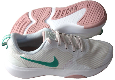 Nike Women's City Rep TR Walking Running Shoes White Clear Emerald Green Size 8