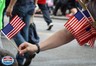 Zoblise Small American Flags on Stick: 200 Pcs 4x6 Inches Small US Flags Bulk Wooden Stick Handheld, Mini American Flags for Outside, 4th of July Decorations, Veterans day, Independence Day Decoration