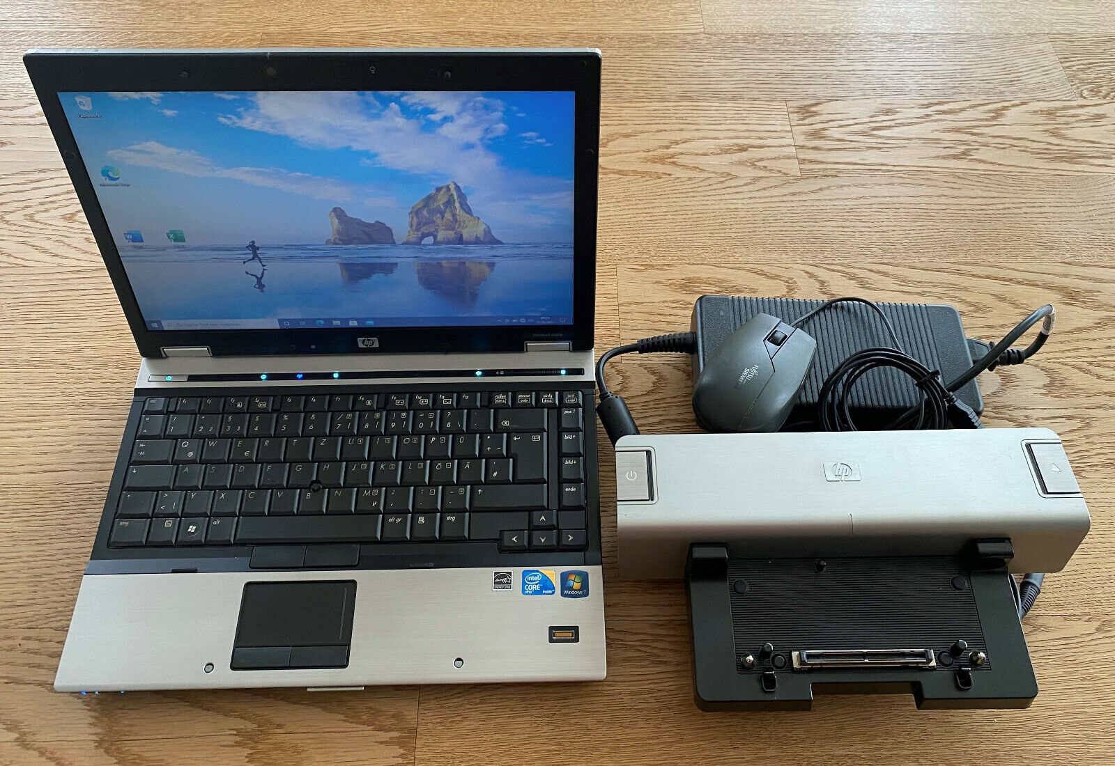 HP 14,1 Zoll EliteBook Notebook 6930p Windows 10 Office 2019 mit Docking Station