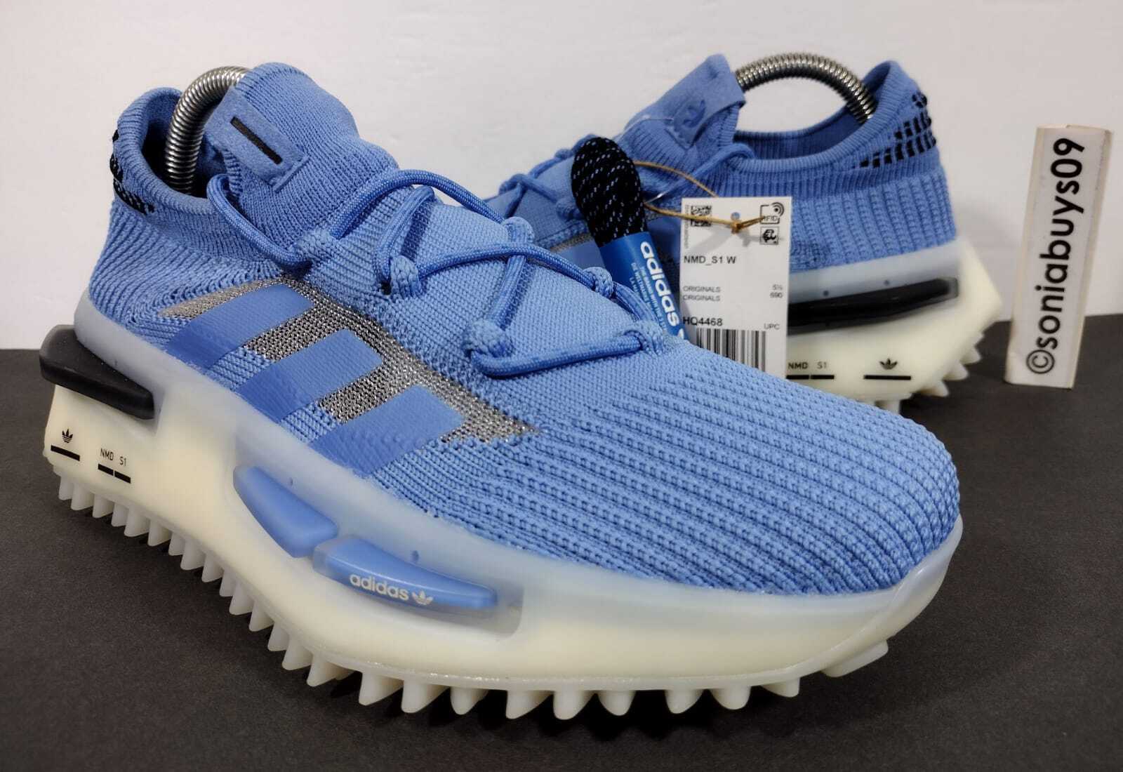 Adidas Women's NMD_S1 Running Shoes, HQ4468, Blue Fusion