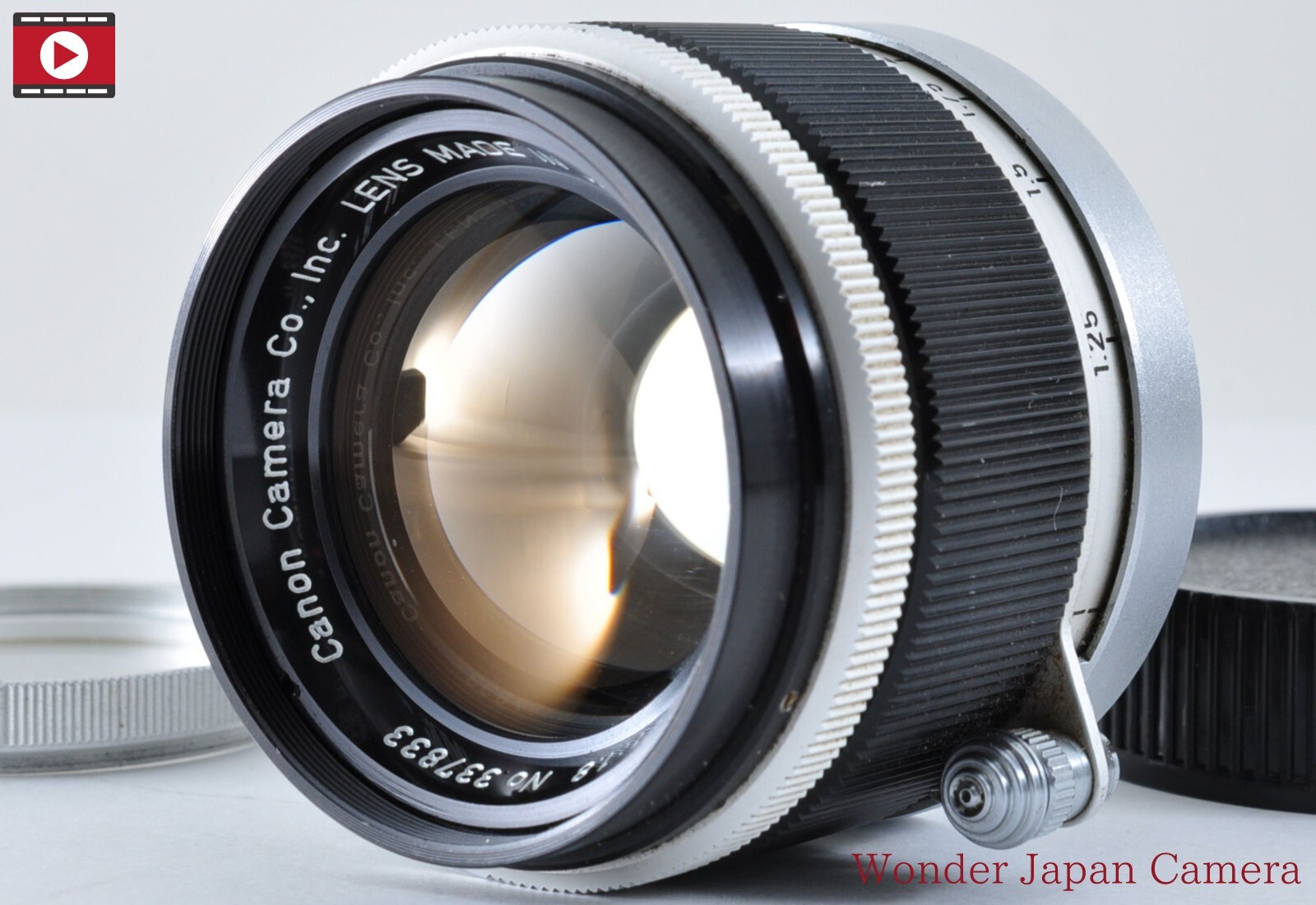Canon 50mm f/1.8 L39 LTM Leica Screw Mount Lens from JAPAN