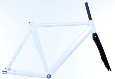 Marcello Pista Bahnrahmen Alu Kit Singlespeed weiß Gr:54 28