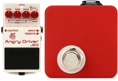 Boss JB-2 Angry Driver Overdrive Pedal + JHS RED Value Bundle