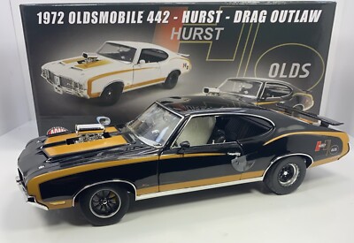 ACME 1/18 Scale 1972 OLDSMOBILE 442  HURST-DRAG OUTLAW ONLY 636