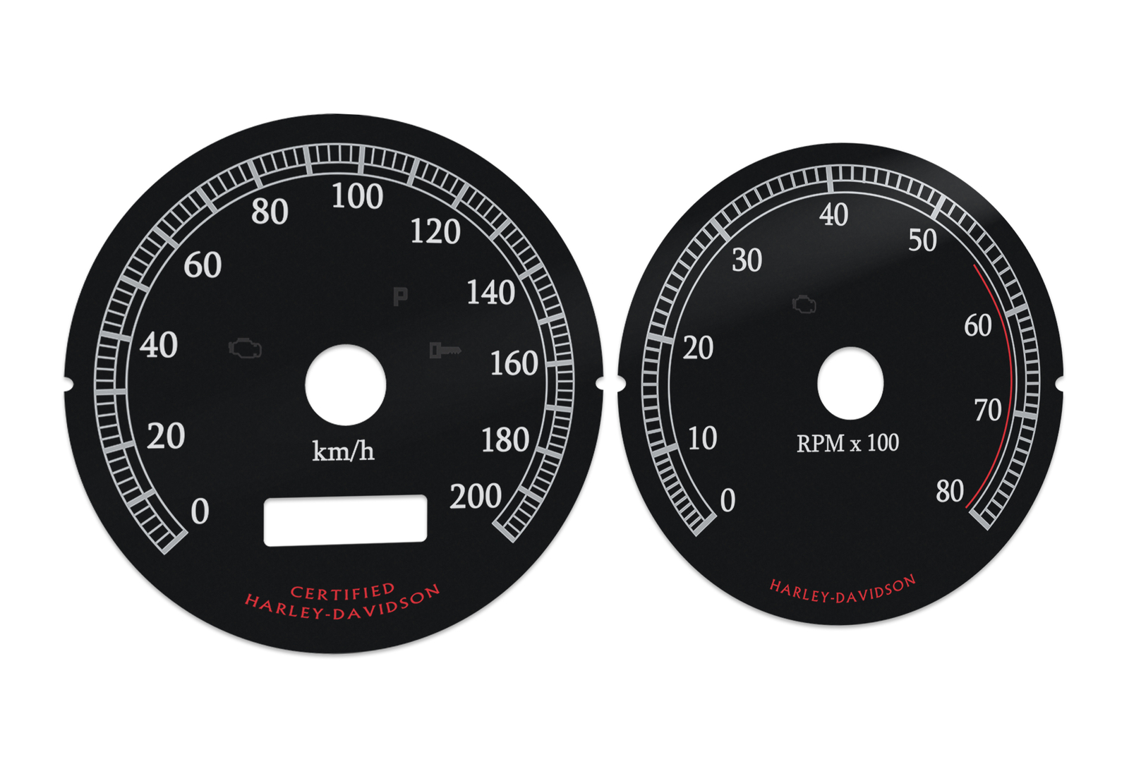 Harley-Davidson Dyna - Speedometer dials MPH to KM/H Gauges | eBay