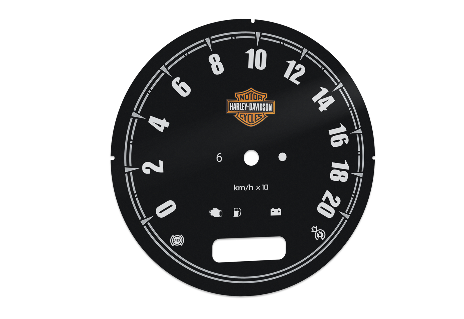 Harley-Davidson Softail - Speedometer dials MPH to KM/H
