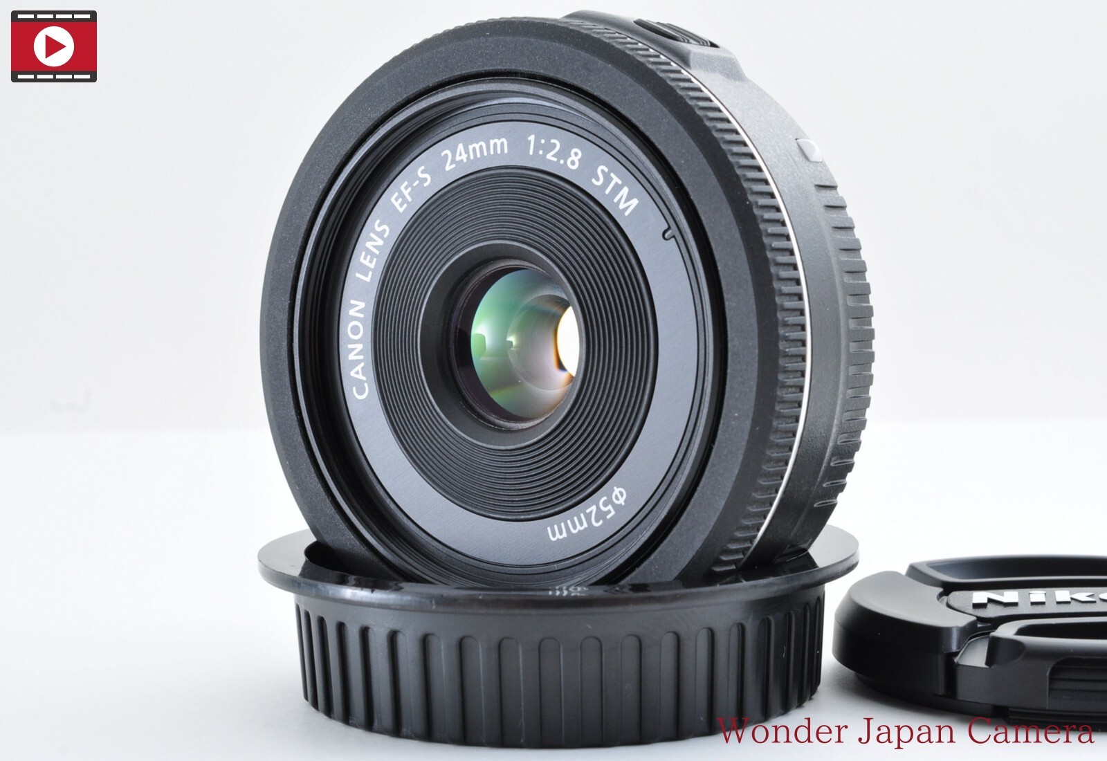 キヤノン EFS 24mm Canon EF-S 24mm f/2.8 STM Lens 9522B002 - Adorama