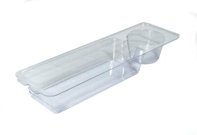 Extra-Thick Walker Basket Clear Plastic Insert/Tray/Cup Holder - All Colors
