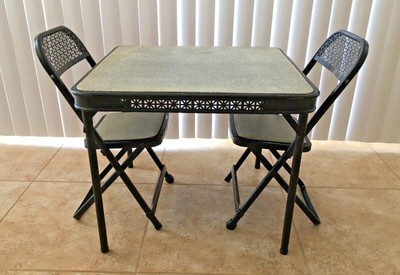 children's metal folding table and chairs
