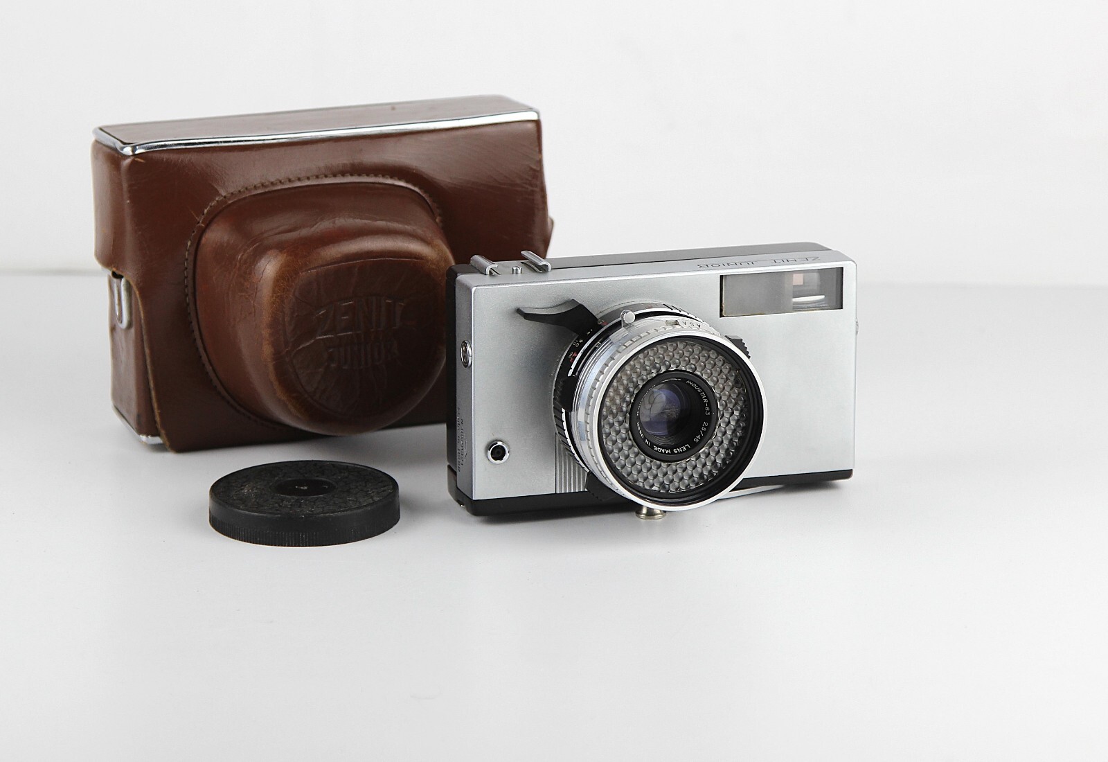 Rare Soviet KMZ Camera Zenit Junior (Zorki 10) Lens Industar