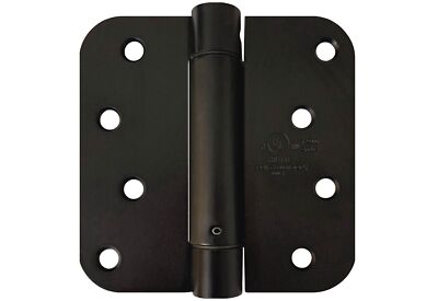 Heavy Duty Oil Rubbed Bronze Self-Closing Spring 3.5''  4'' 5/8'' Round Door Hinges