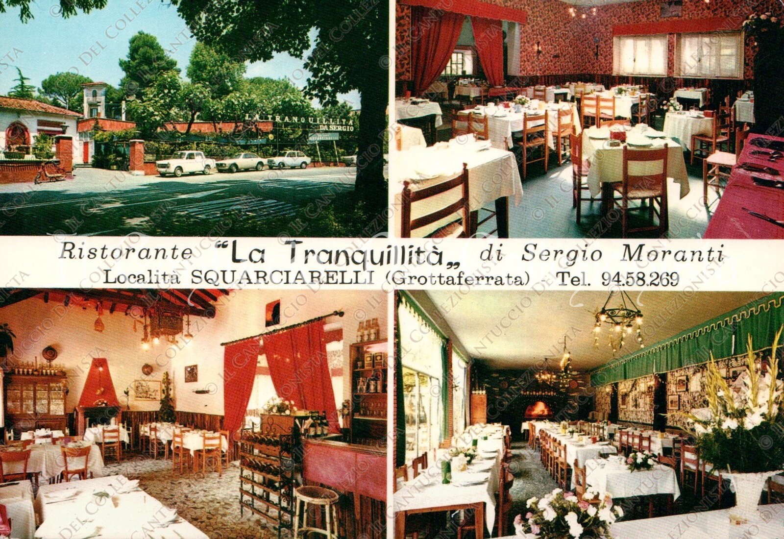 SQUARCIARELLI Grottaferrata ristorante la Tranquillità Roma cartolina - Picture 1 of 2