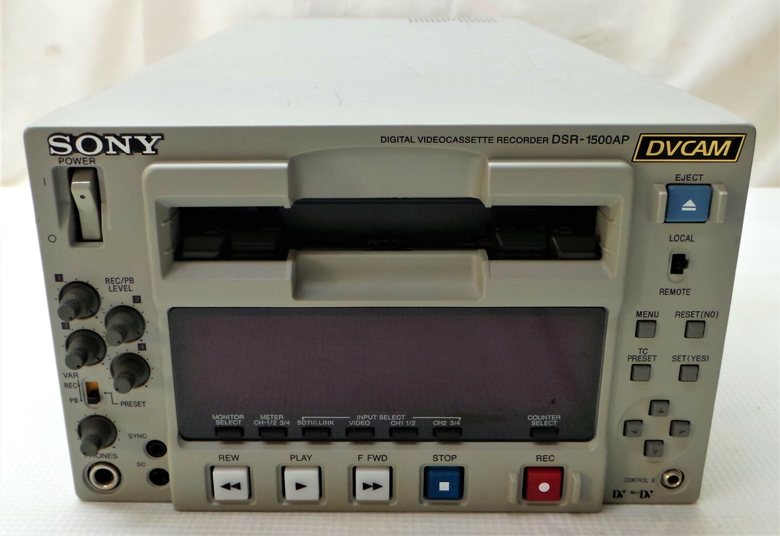 Sony DSR-1500AP Digital Video Cassette Recorder - Low Hours