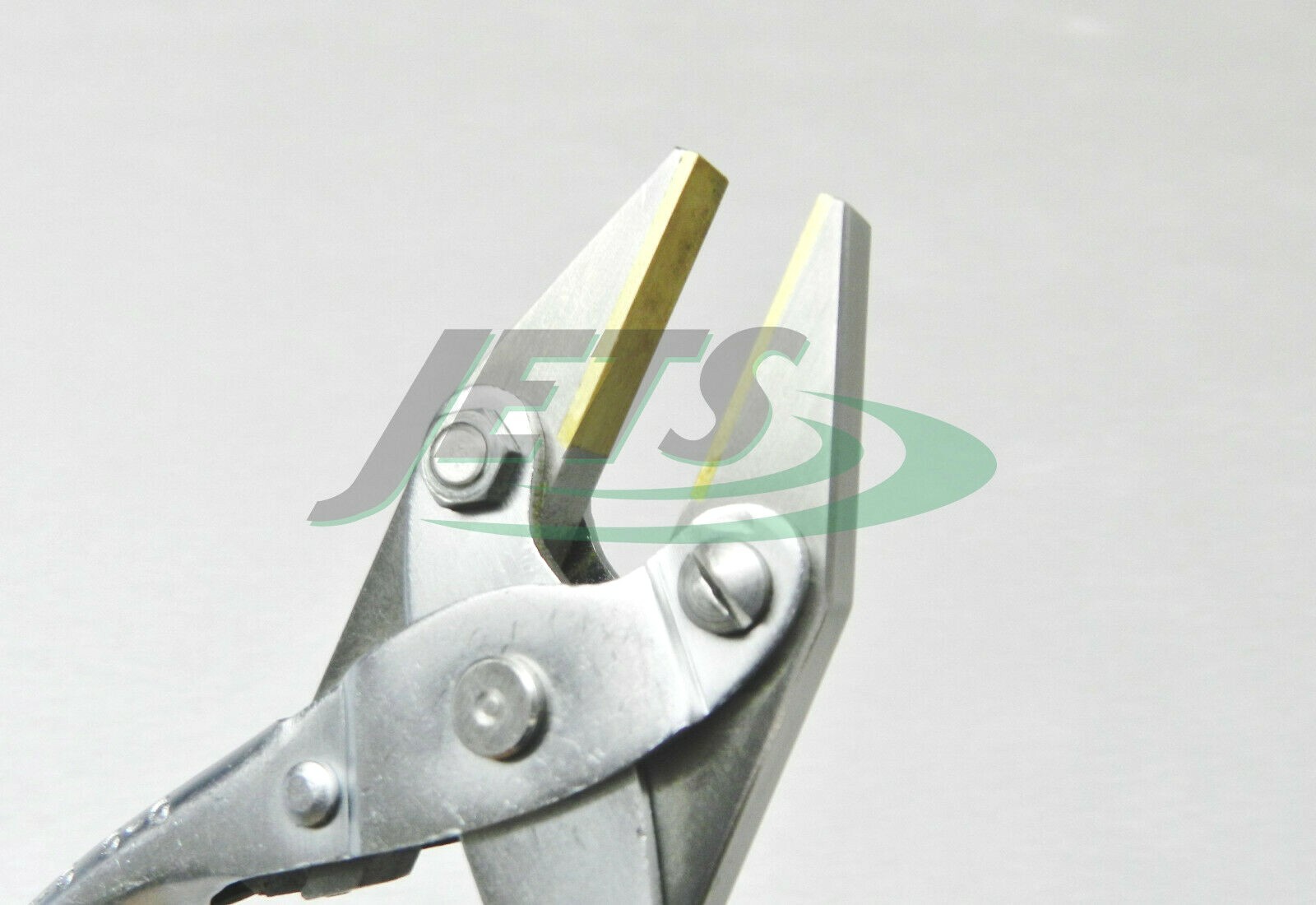 Brass Jaw Parallel Flat Nose Pliers 125mm Non Marring Jaws for Jewelry Crafts 