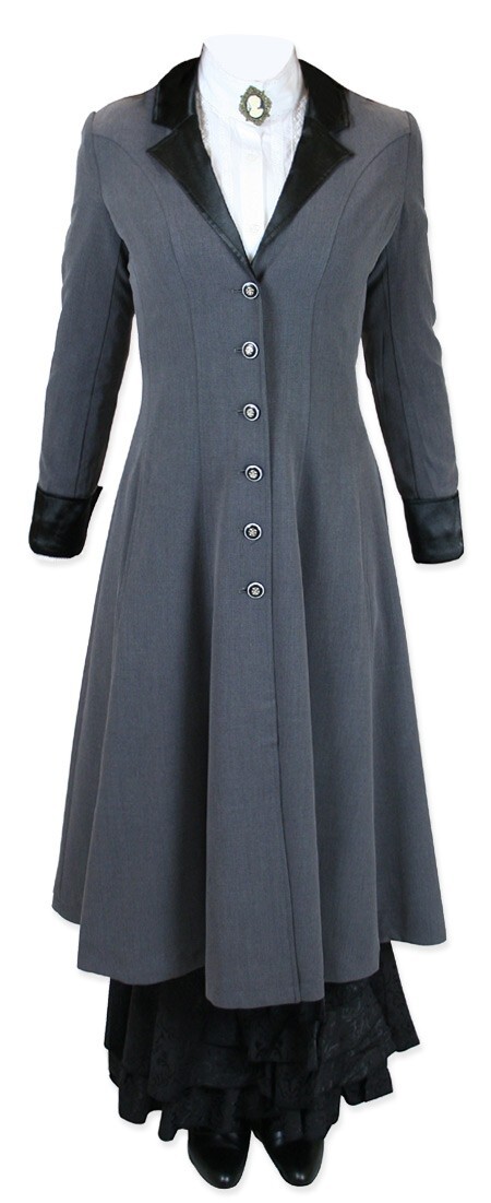 Pre-owned Regency Brand Mens Grey Wool Long Military Frock Formal Coat, Jacket Any Color In Gray