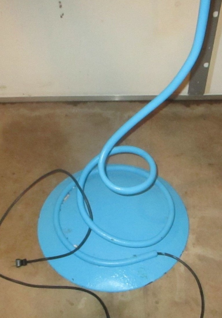 Funky Mid-Century Modern Floor Lamp Arched Coil Spring Style Mod Light MCM VTG