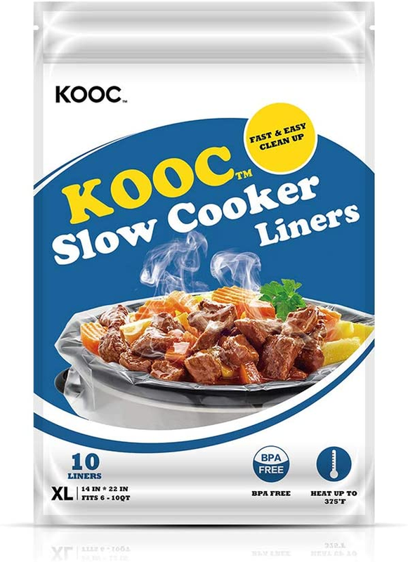 [NEW] KOOC Disposable Slow Cooker Liners and Cooking Bags, E