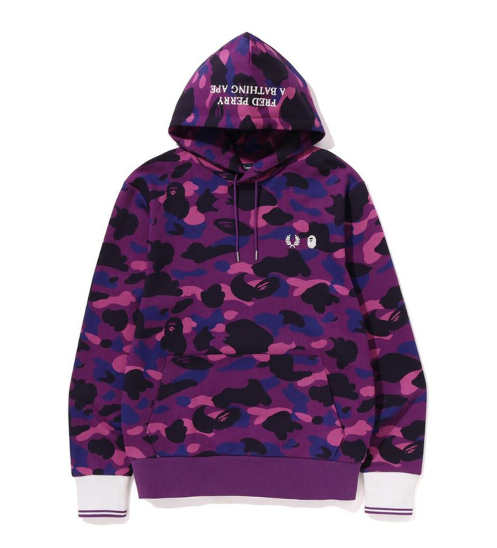BAPE × FRED PERRY CAMOPOLO Lサイズ BAPE x Fred Perry Color Camo Polo Purple Men's - SS23 - US