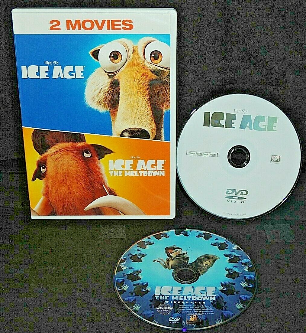 Da-iCE　 DVD 4x Ice Age dvd's The Meltdown, Dawn of the Dinosaurs