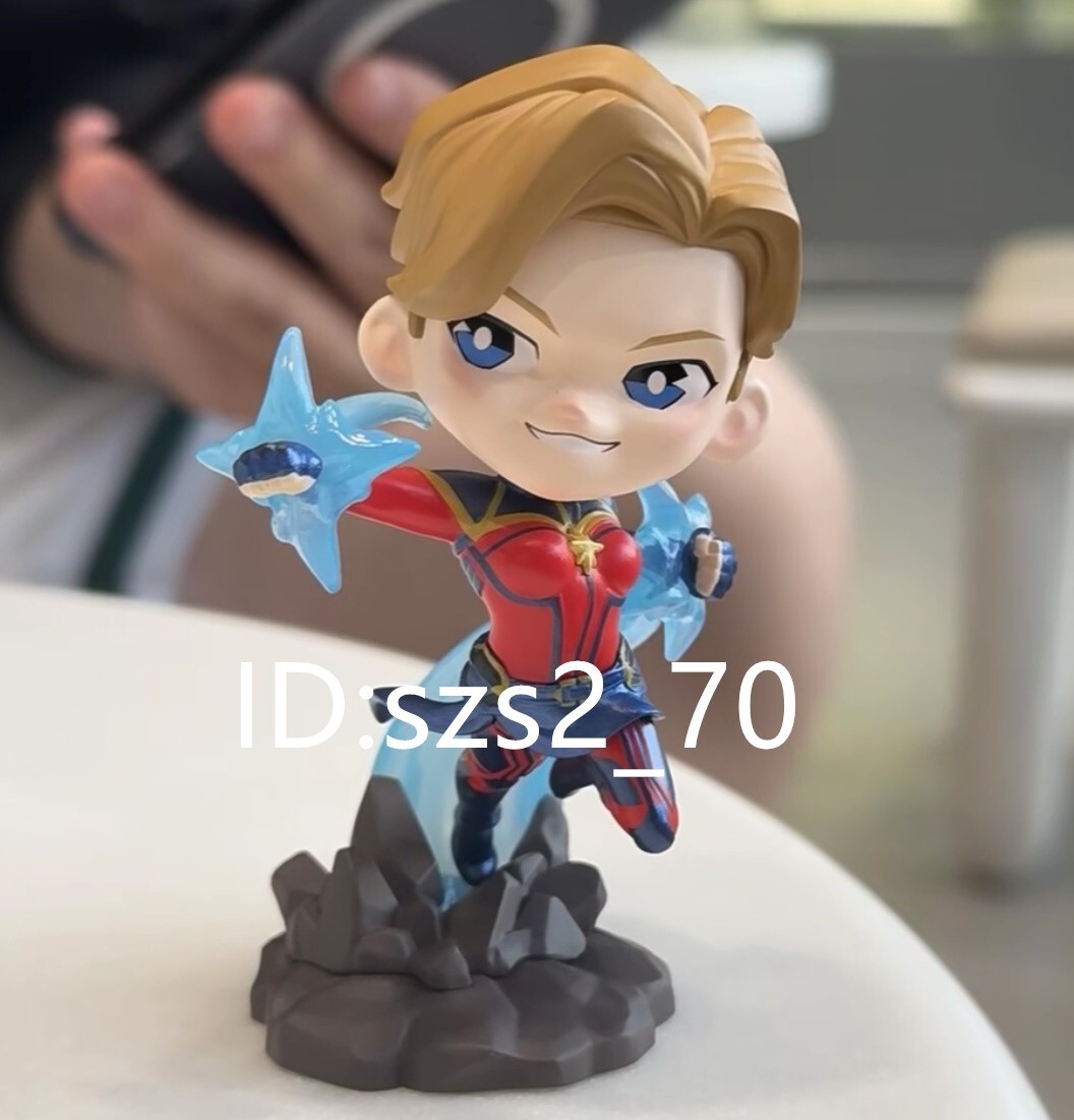 ポップマート　キャプテンマーベル　シークレット　マーベル　アベンジャーズ Secret Captain Marvel Awakens POP MART Marve Infinity Saga