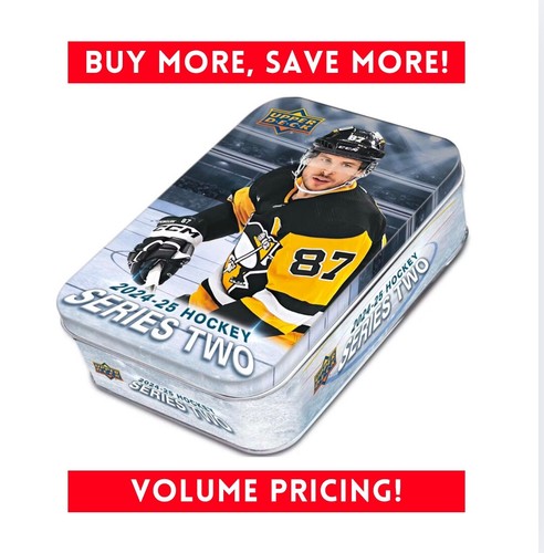 2024-25 Upper Deck Series 2 Hockey TIN - NEW IN HAND! FREE