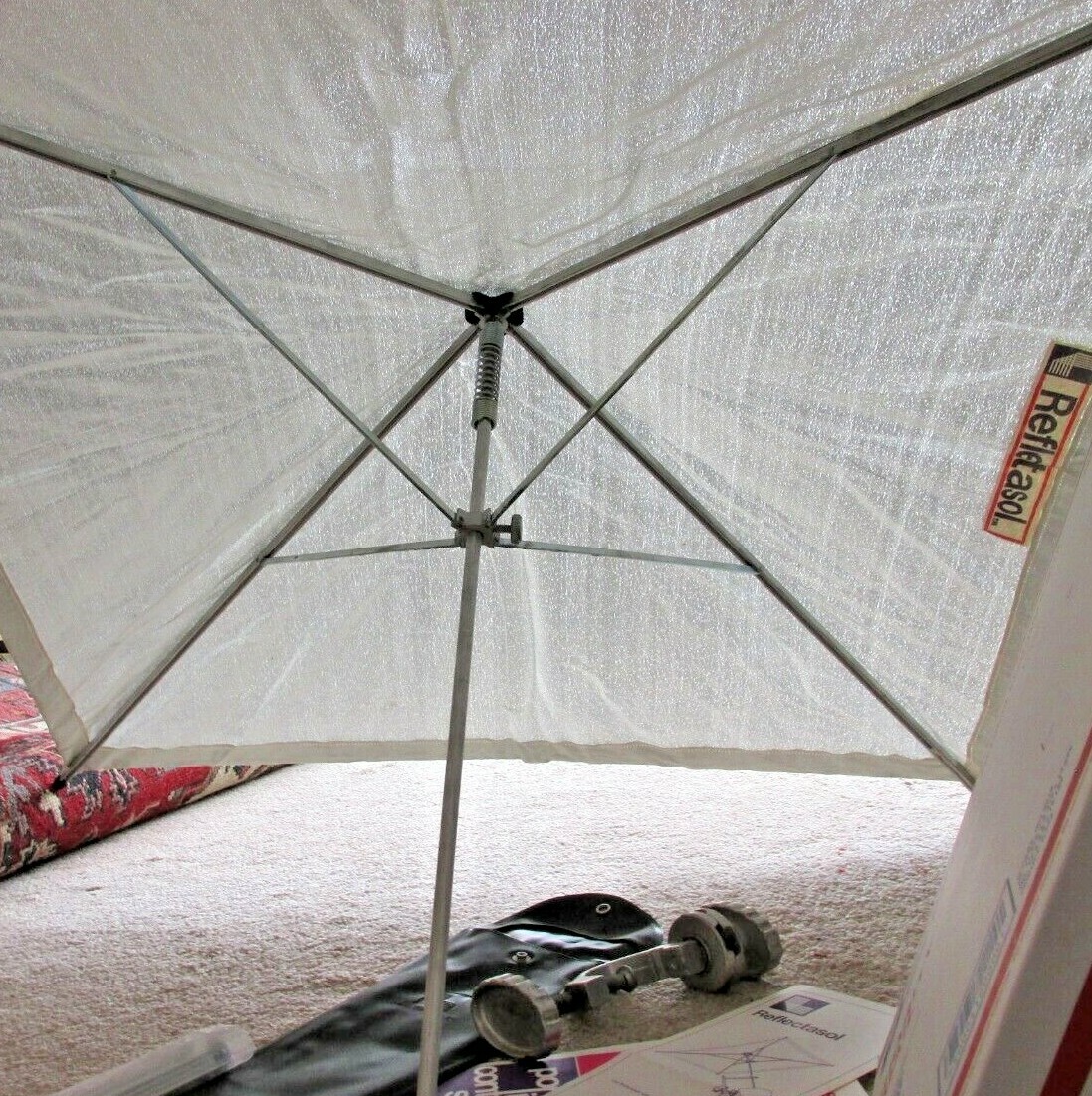 Vintage  Reflectasol Rectangular Camera Lighting Umbrella
