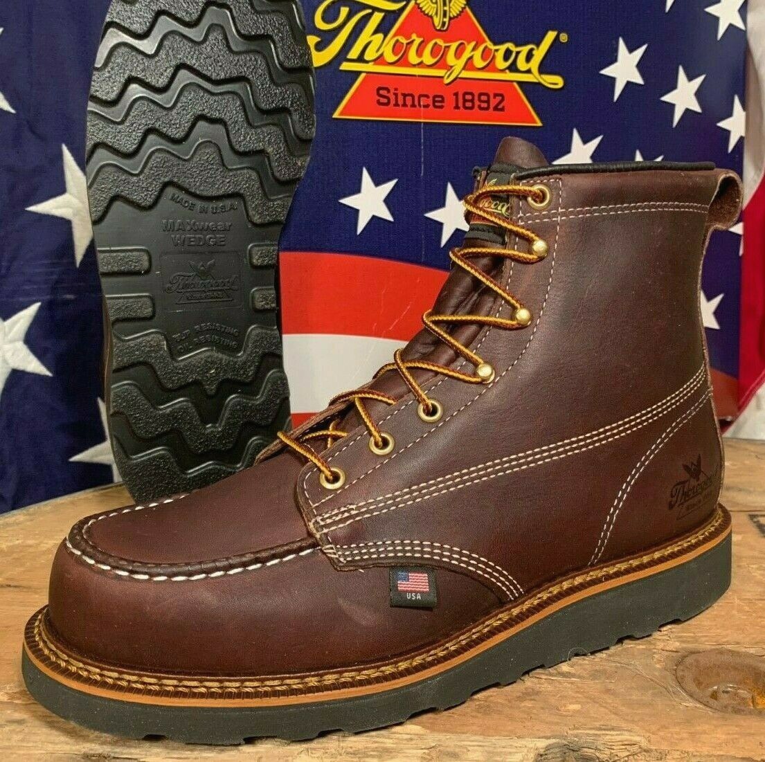 waterproof wedge sole work boots