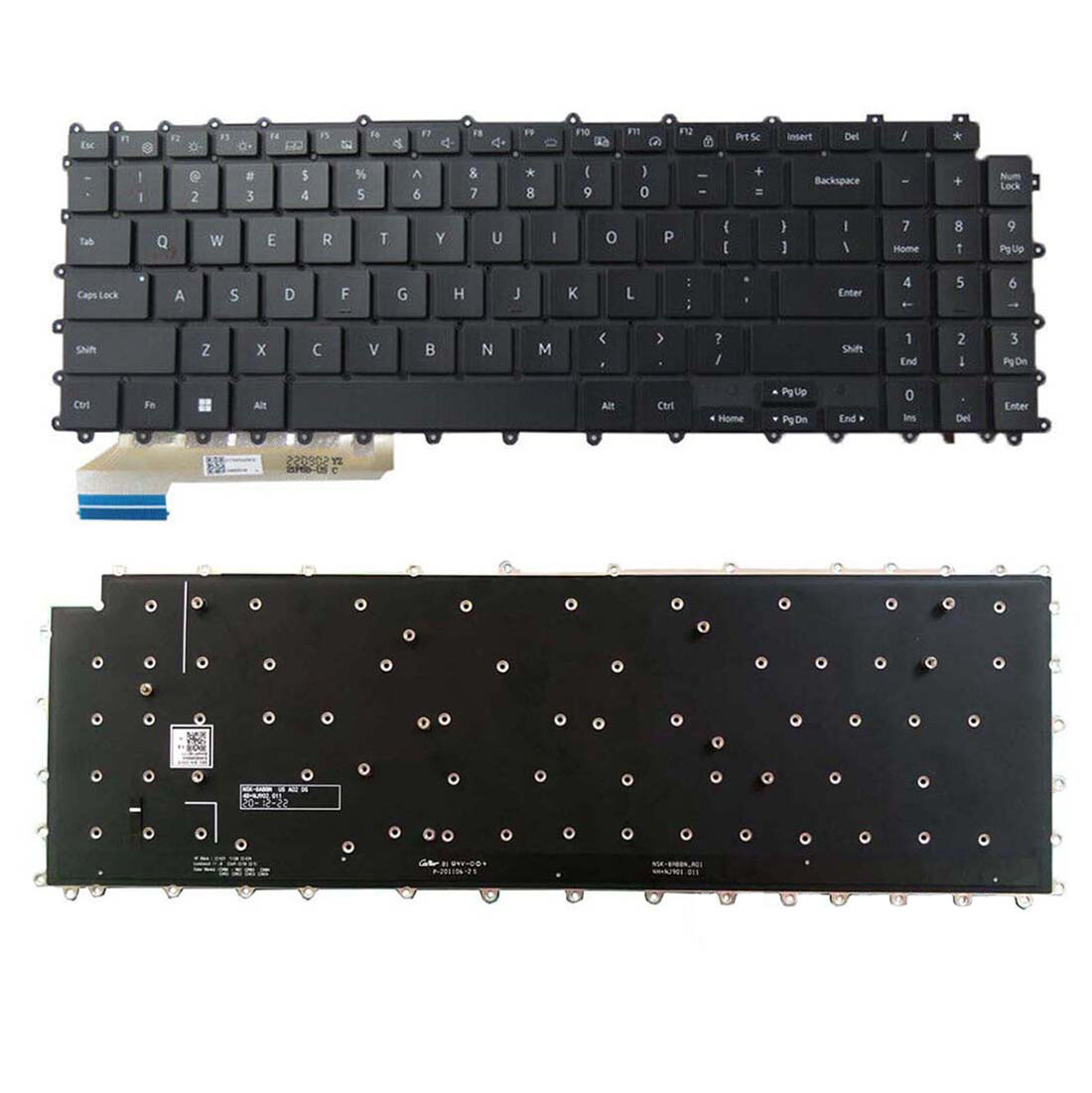 Samsung Galaxy book pro360 ハングルキーボード Laptop Keyboard for Samsung Galaxy Book Pro 360 950QDB