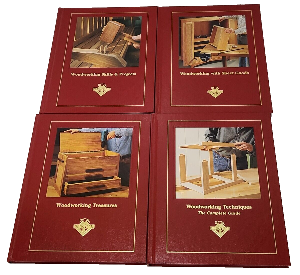 Handyman Club of America Hardcover Books Home Repair Remodeling Wood Lot of 24