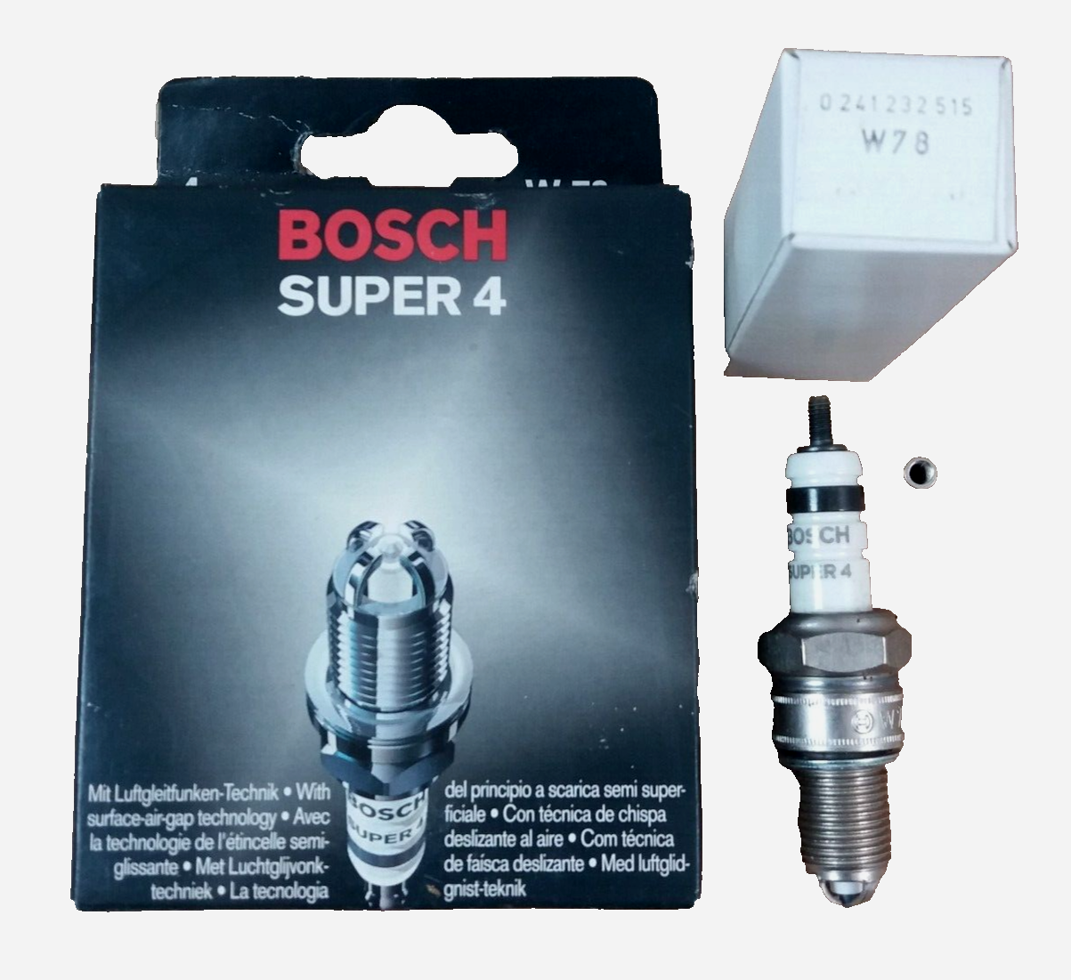 フレッシュスワッグ Candles 4 Pz Compatible With Bosch Super 4 W 78 - W78 Oem