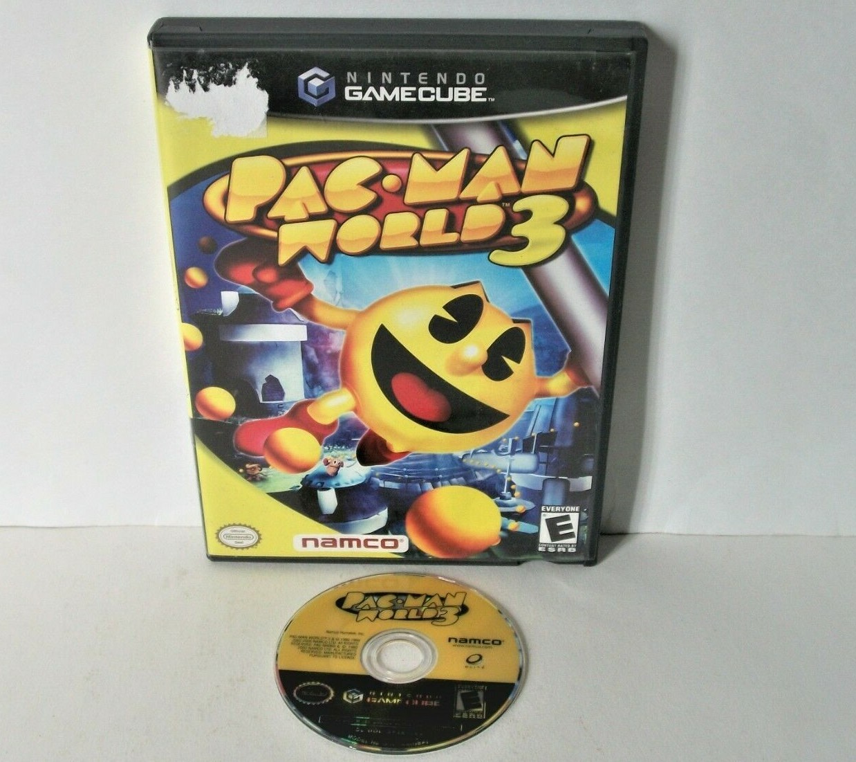 Pac-Man World 3 (Nintendo GameCube) Damaged Art Game Case