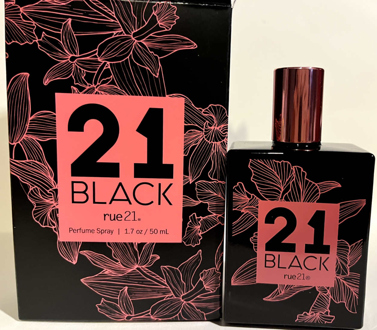 Perfume×ISETAN NUMBER TWENTY-ONE 黒エナメル23 Twentyone (21) black Perfume Fragrance Women Rue 21 size 1.7