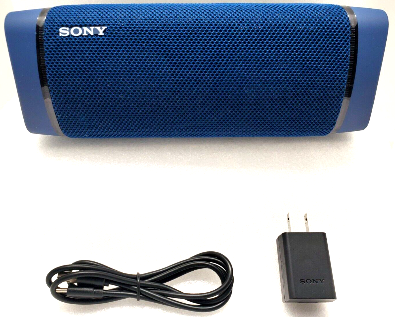Sony SRS-XB33 Extra Bass Wireless Bluetooth Speaker (Blue) Bonus Charger  Brick