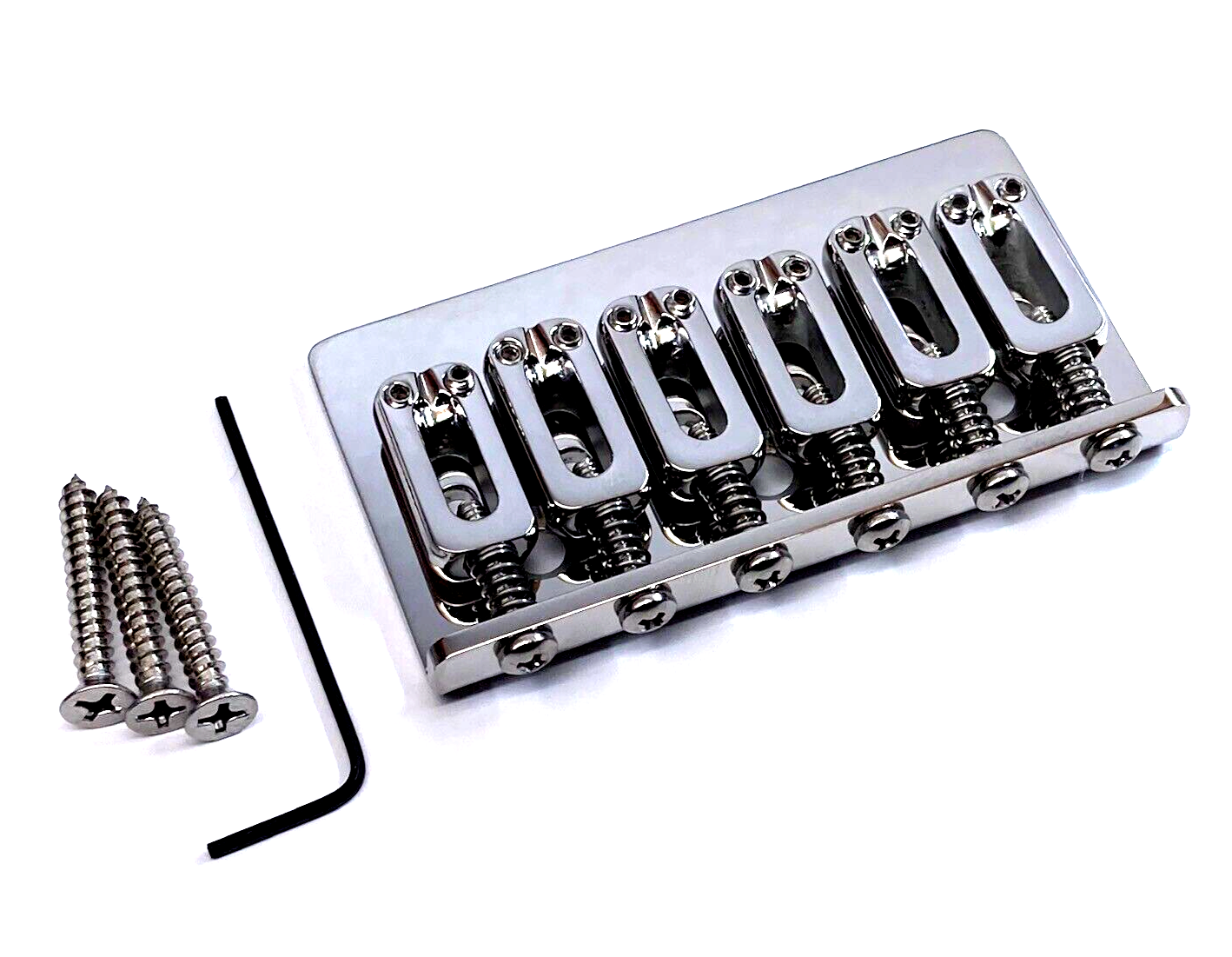 Hipshot Stainless Hardtail Guitar Bridge Vintage/Wide