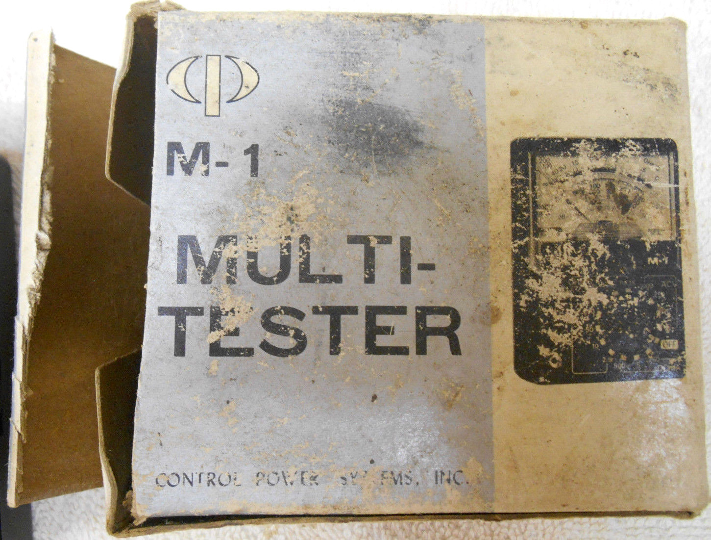 Vintage Old Control Power M-1 Multi-Meter Tester Volt Ohm Meter Original Box